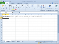 Excel Starter with removed ad bar